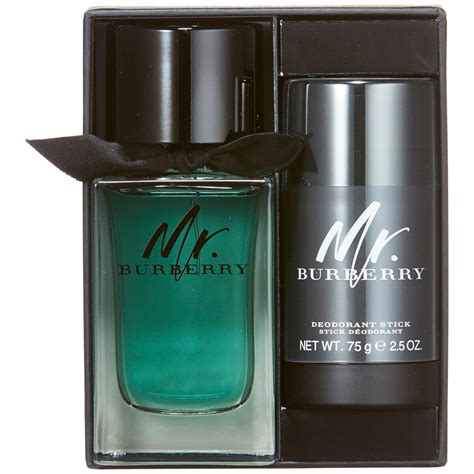 burberry mr. burberry gift set 3.4oz edt + 1.0oz edt|Mr. Burberry Gift Set .